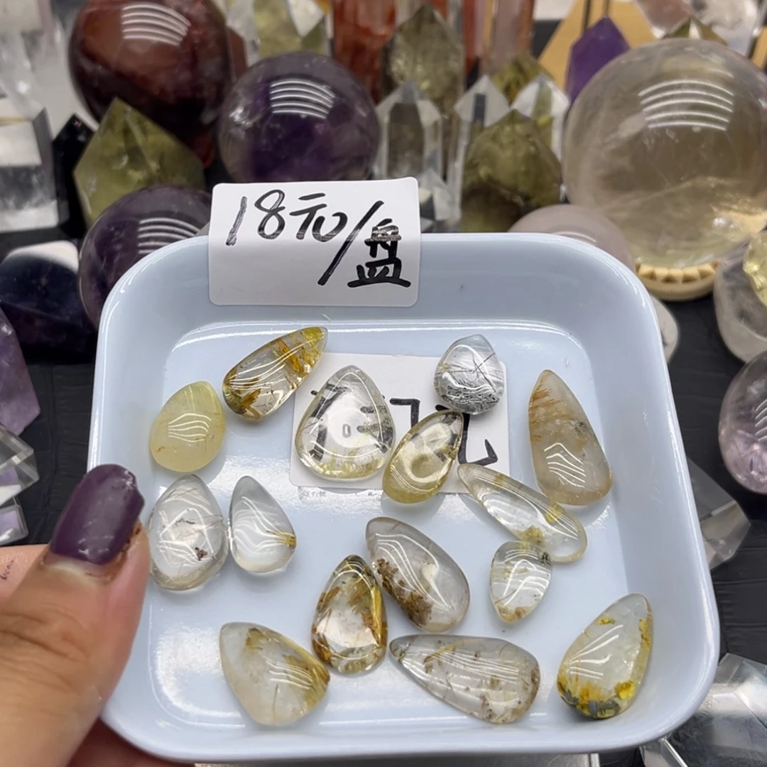 抖***男未镶嵌珠宝半成品水晶25