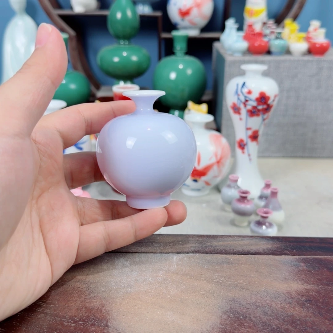 陶瓷手工小花器摆件