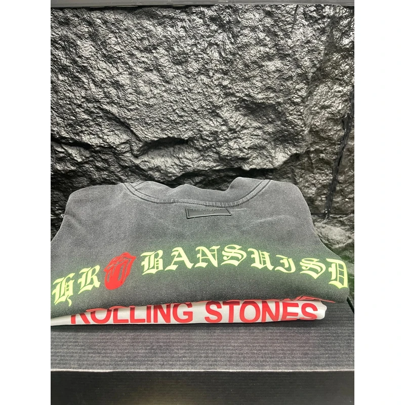 (高定专属）2025小众洗水做旧【发泡小克克】男女同款T恤