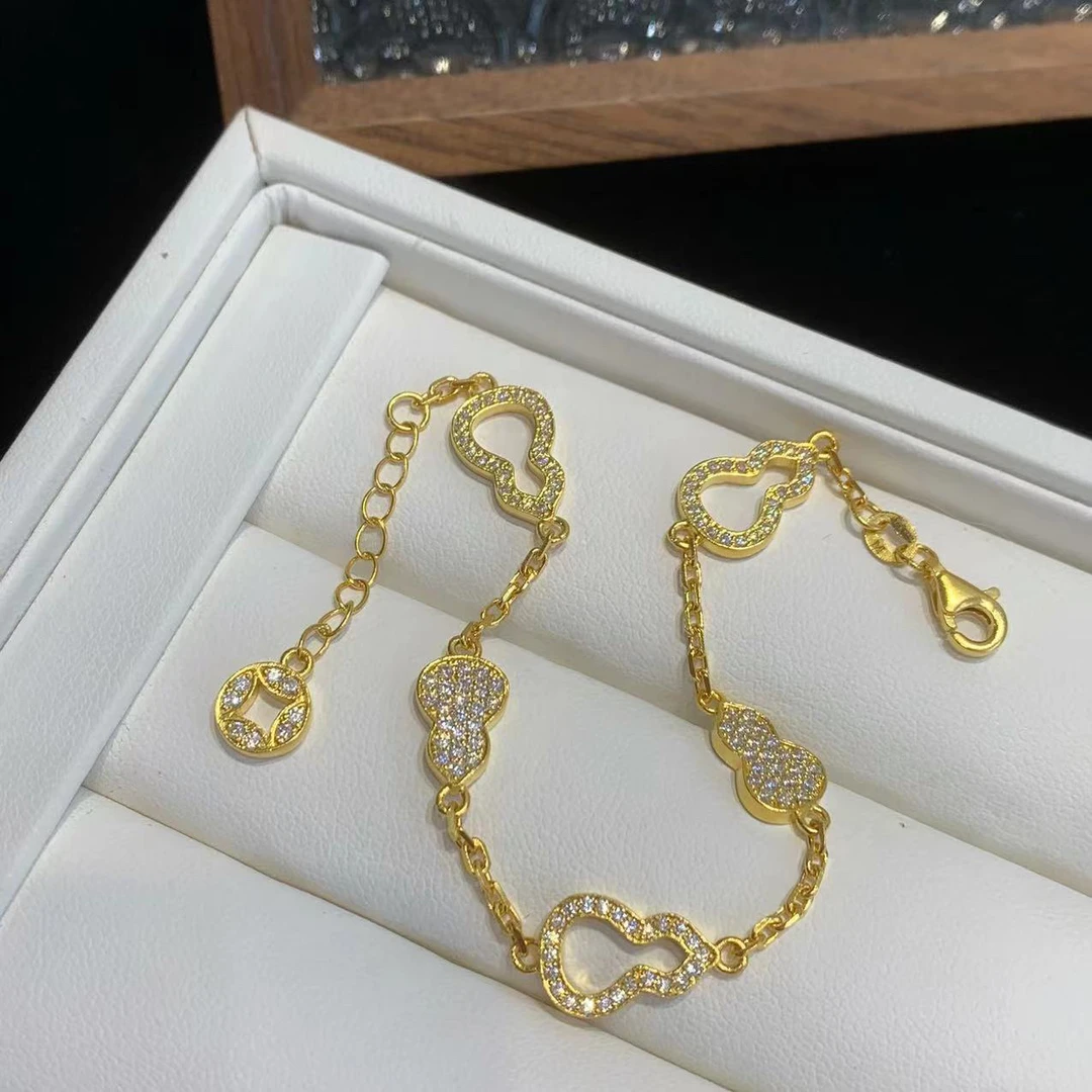 足金999 黄金5G工艺 福禄生财手链