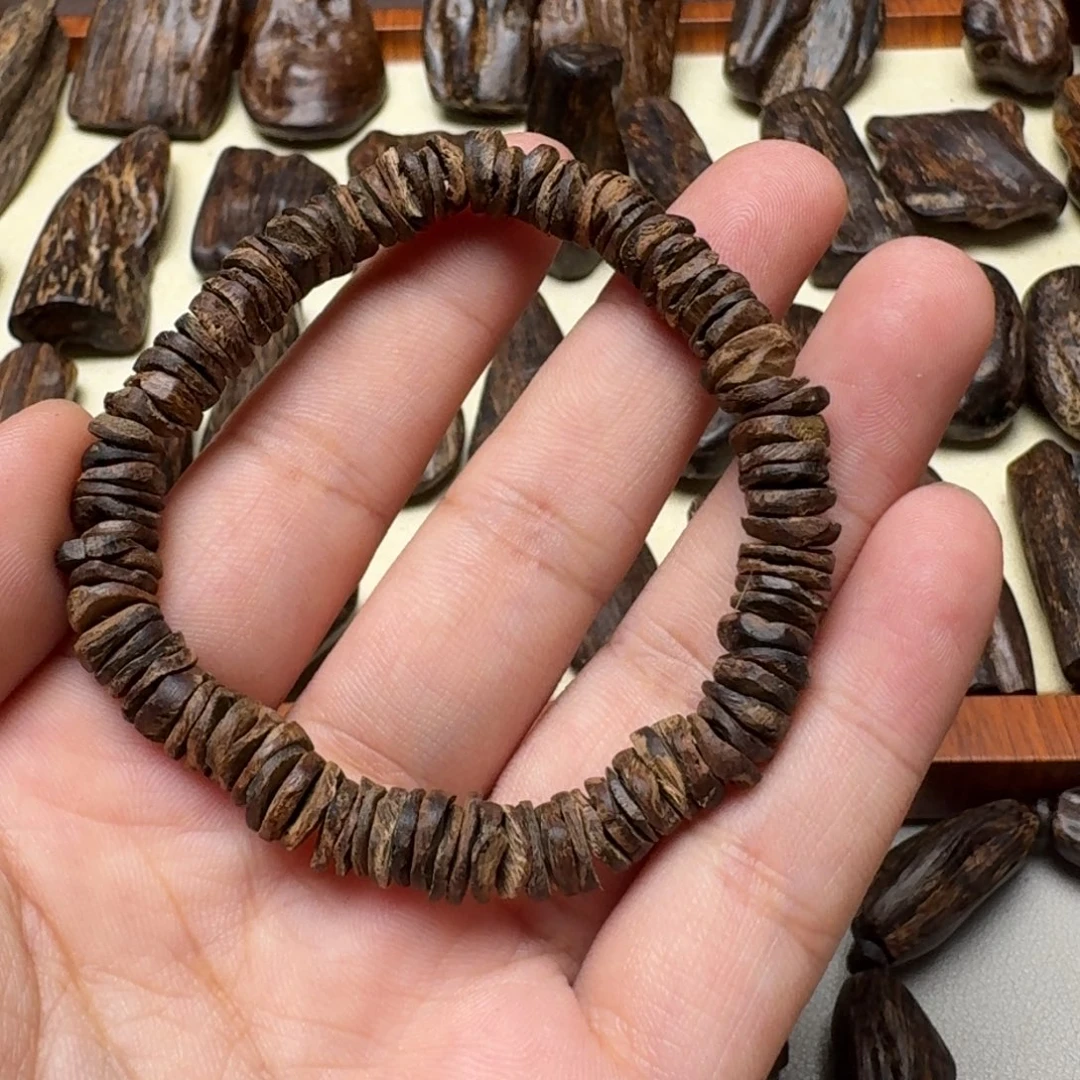 沉香手串文莱沉香片片手串