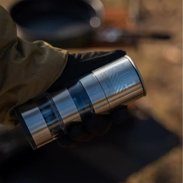 WELLHIKE户外调料研磨瓶不锈钢研磨器手动胡椒磨多功能椒盐密封罐