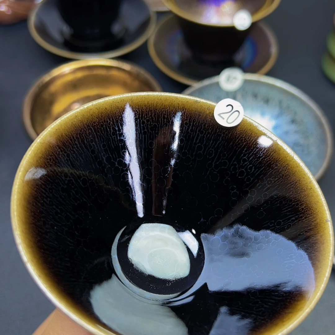 【闪购商品】茶盏倒*建窑建盏主人杯