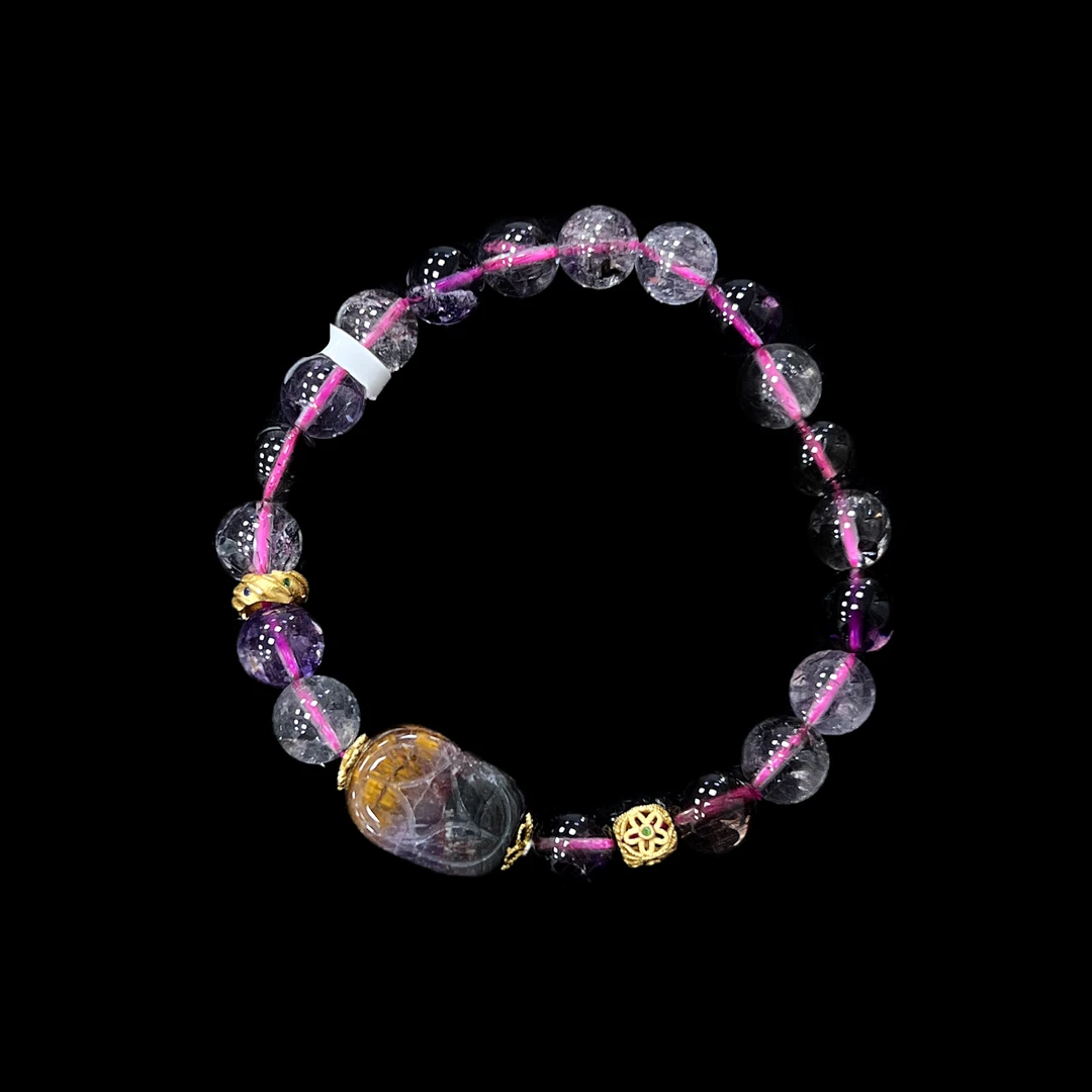 V9592发晶手串孤品