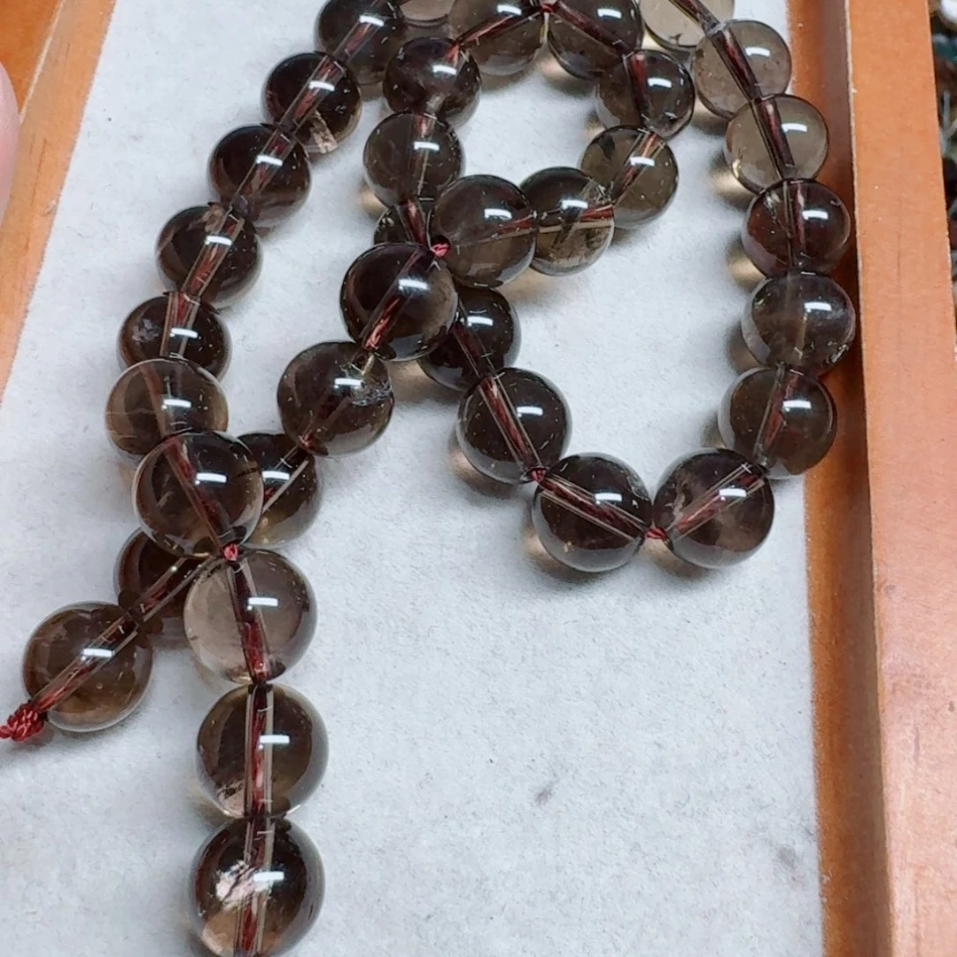 玛瑙/玉髓合金珠宝半成品10茶水晶一条