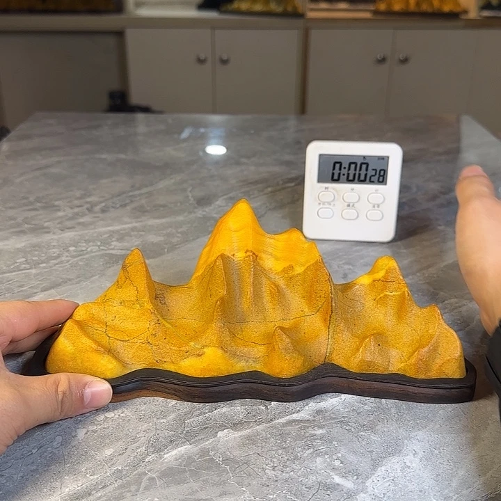 山***司奇石茶宠鱼缸文房摆件