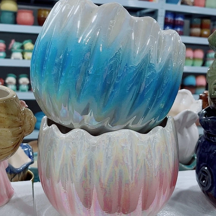 多肉陶瓷花盆满10元包邮