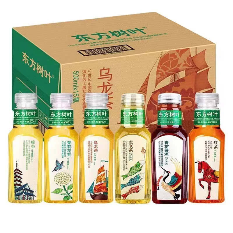 农夫山泉东方树叶无糖茶饮料500ml*5瓶