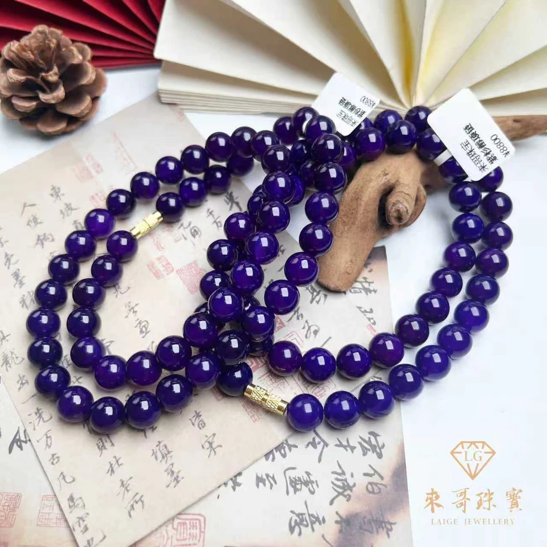 迎冬特惠【贵族甄选】紫杉醇圆珠妈妈链老油料k10多样性发一件