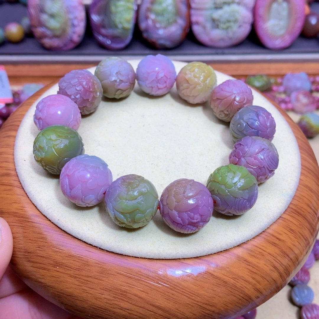 玛瑙未镶嵌手链盐源