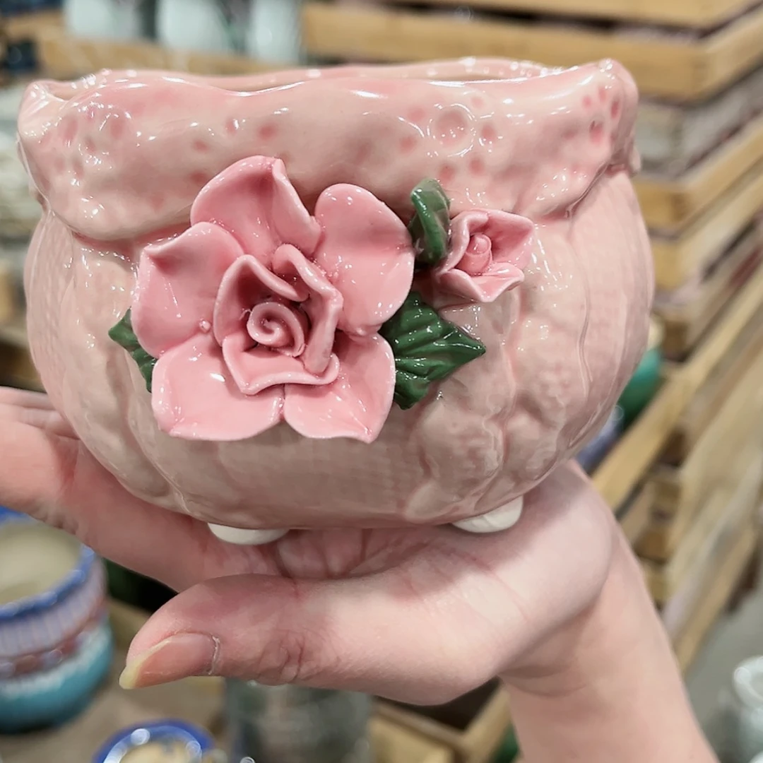 【闪购商品】陶瓷陶瓷多肉植物花盆