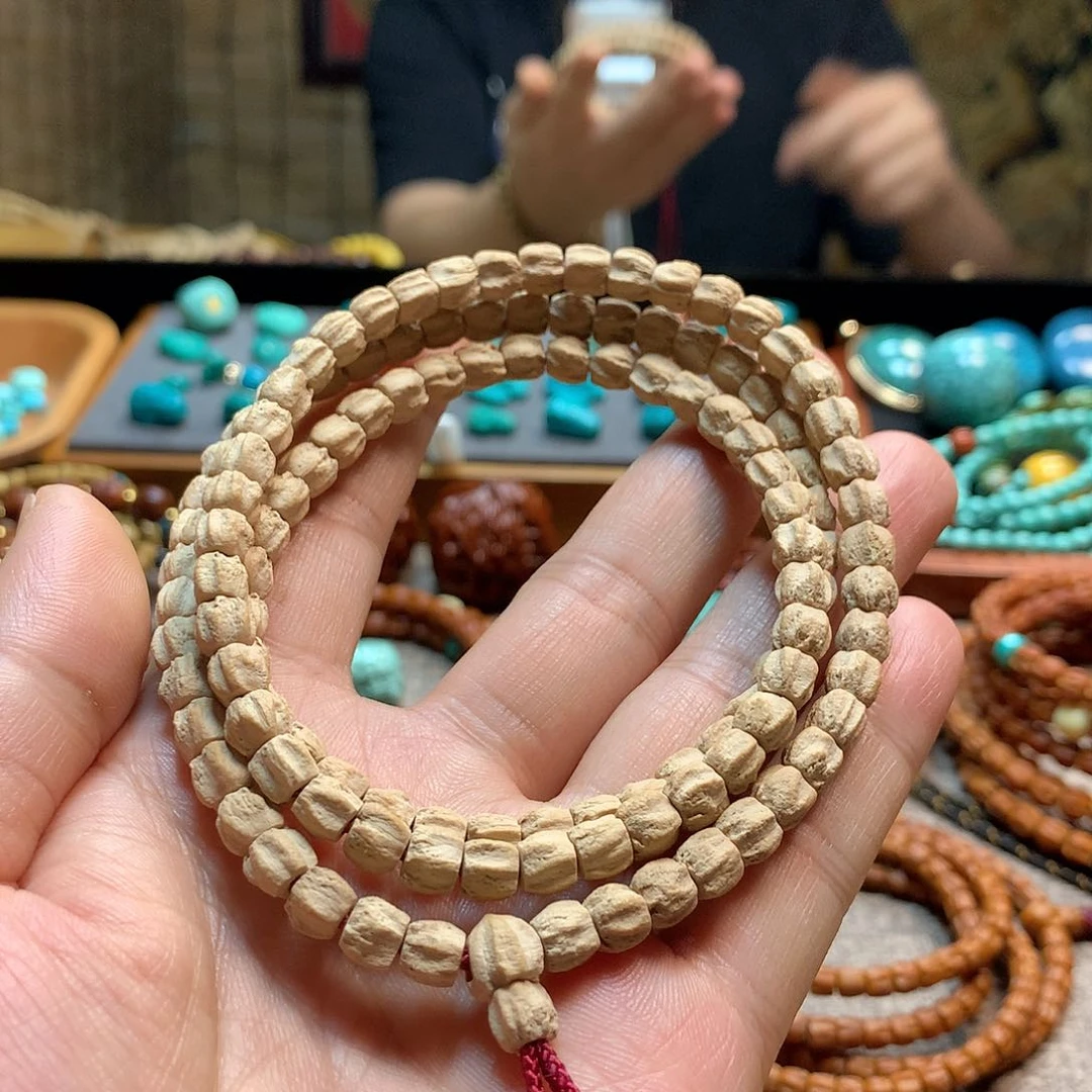 柏香籽/百香籽吊坠热振粉皮方块多棱龙脊顺