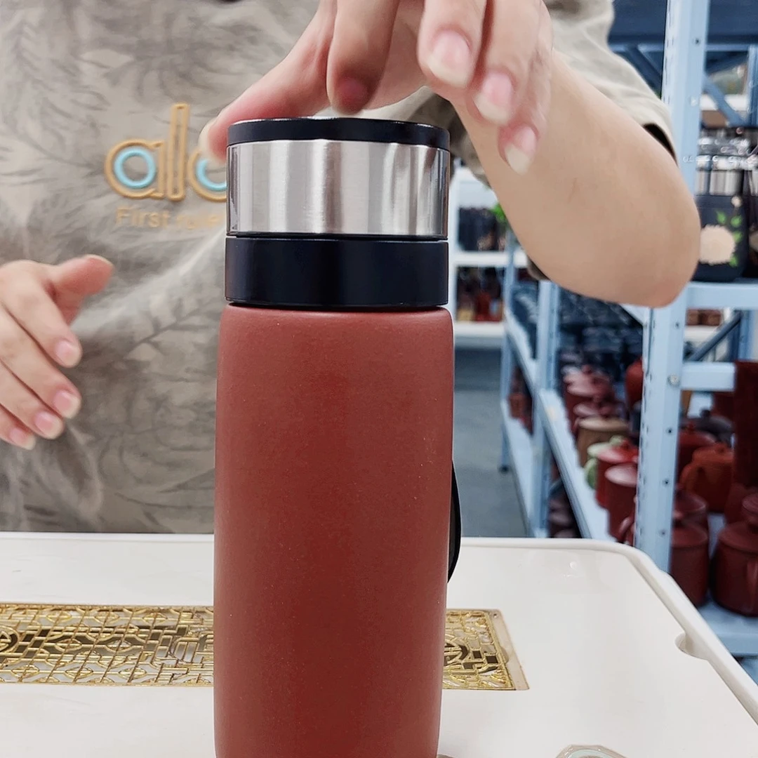 茶杯紫砂龙血砂“光面”车载杯