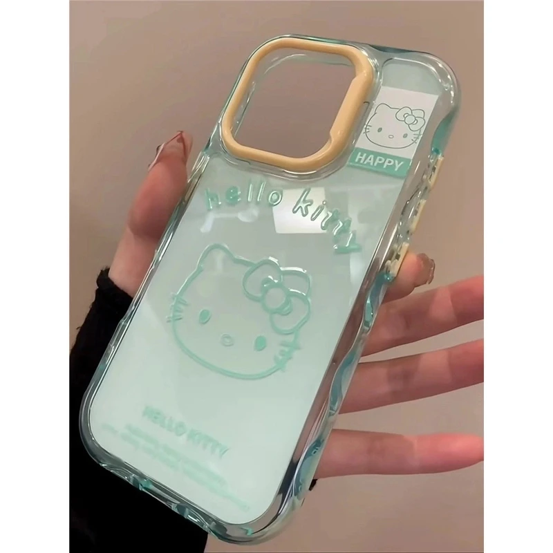 糖果色可爱KT猫适用苹果16手机壳iphone15promax新款女14卡通创意