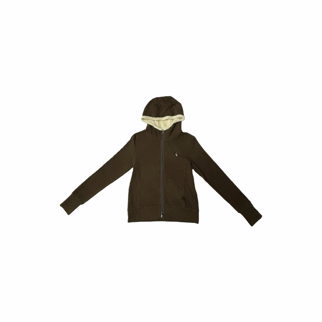 77私服【绒冬记】2025秋冬新款常规款百搭加绒长袖连帽外套C134