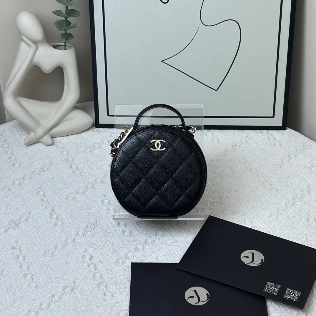 95新 Chanel/香奈儿 手提圆饼 31开/21年/JW6685