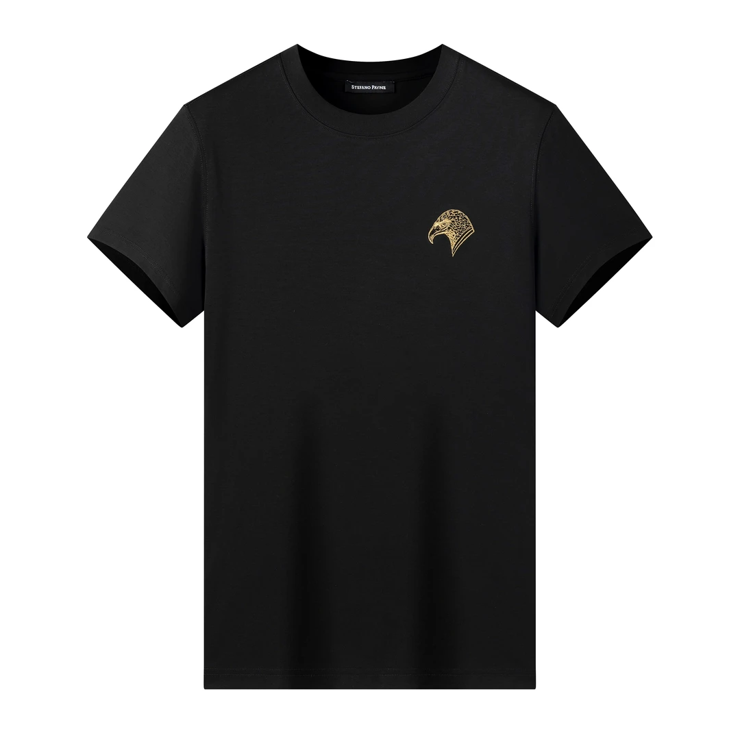 STEFANO专柜撤柜款奢品进口丝光棉新款T恤夏季短袖百搭