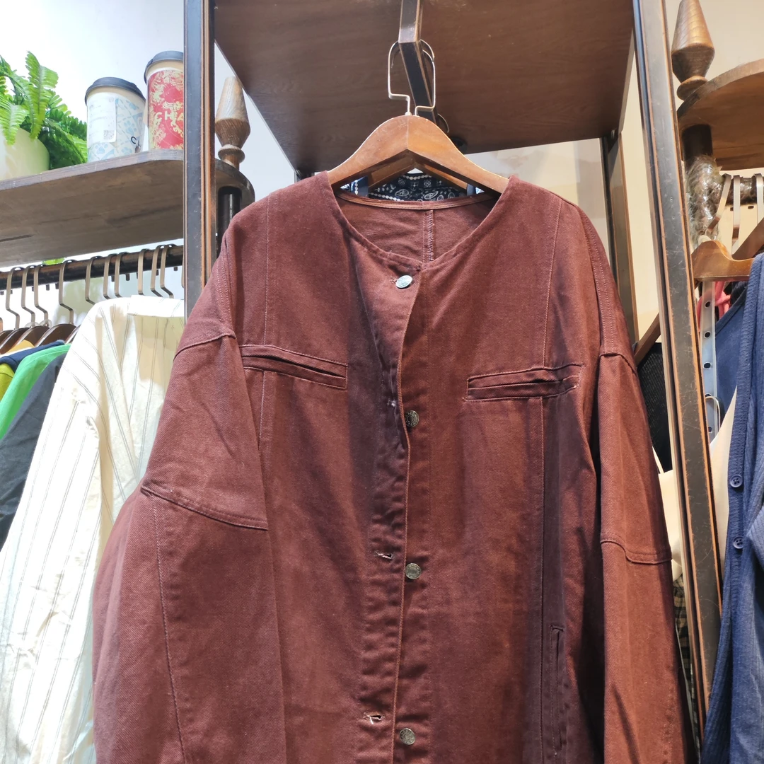 时尚排扣撞色休闲衬衣秋季新款舒适百搭上衣