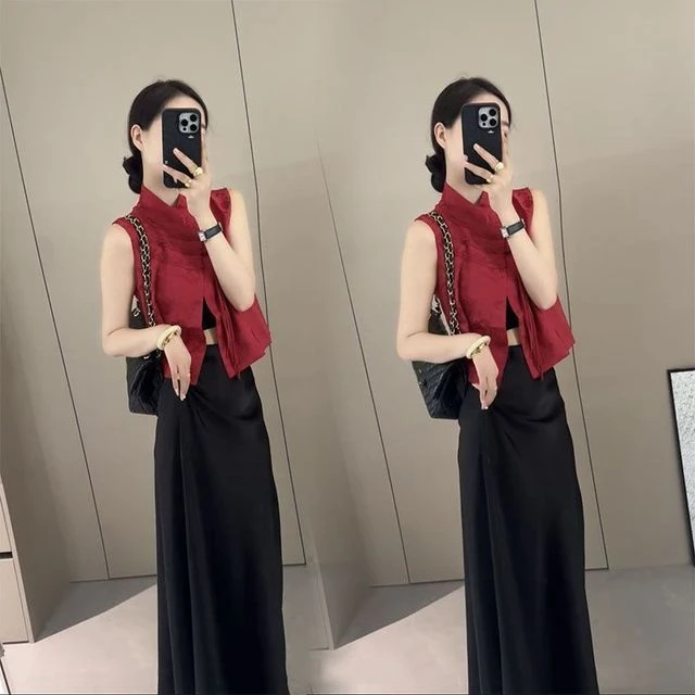 新中式国风改良旗袍2025夏季新款高级感小个子复古盘扣上衣小衫女