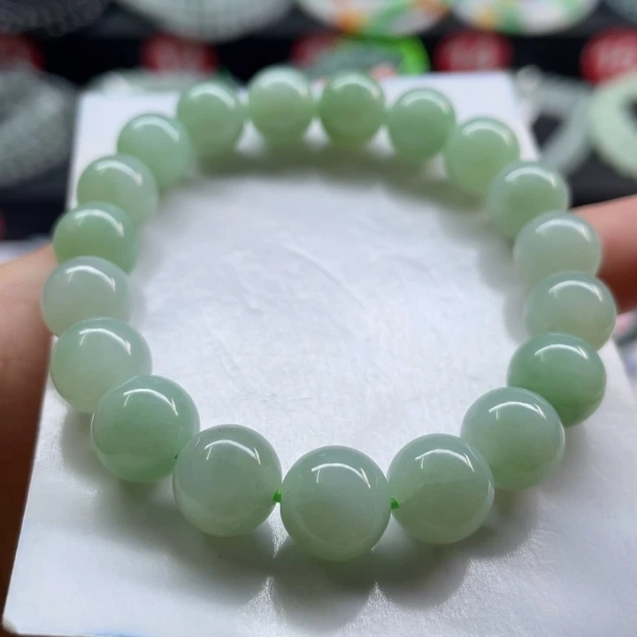 未镶嵌手链翡翠卡9.9有纹