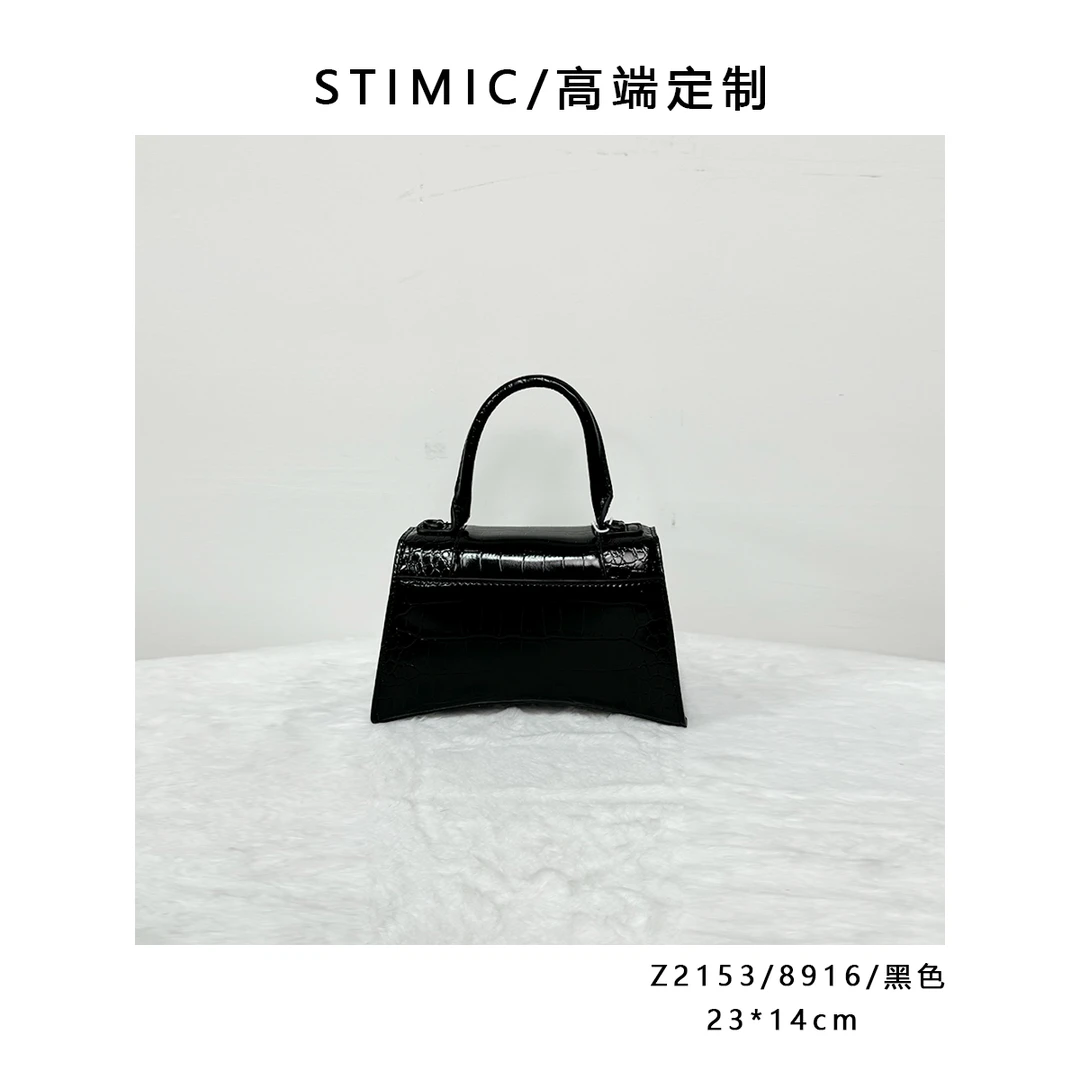 Z2153/8916/黑色沙漏Paiyuge手工时尚女士单肩斜挎手提包QC8916
