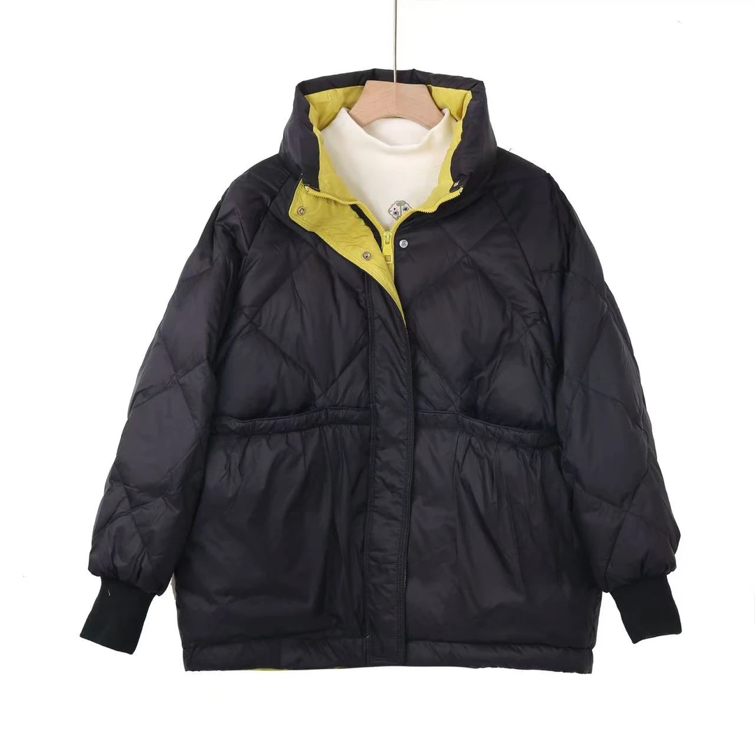 【1】冬季宽松气质短款女羽绒服