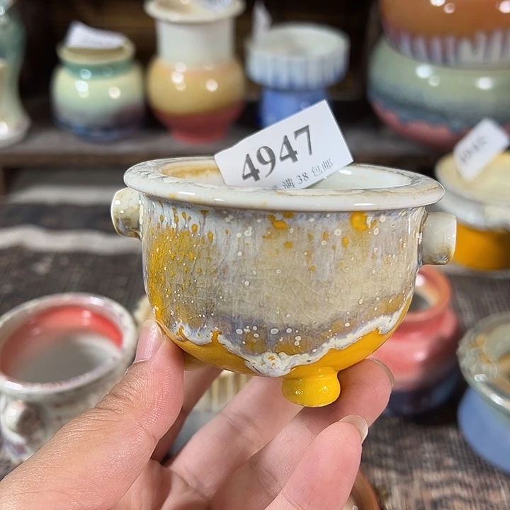 口6 手工花盆满30包邮