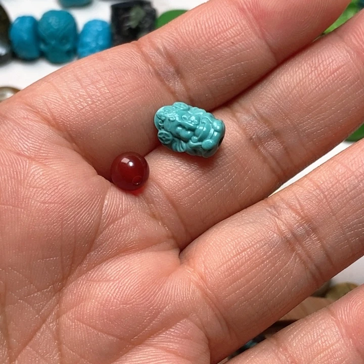南红玛瑙未镶嵌颈饰