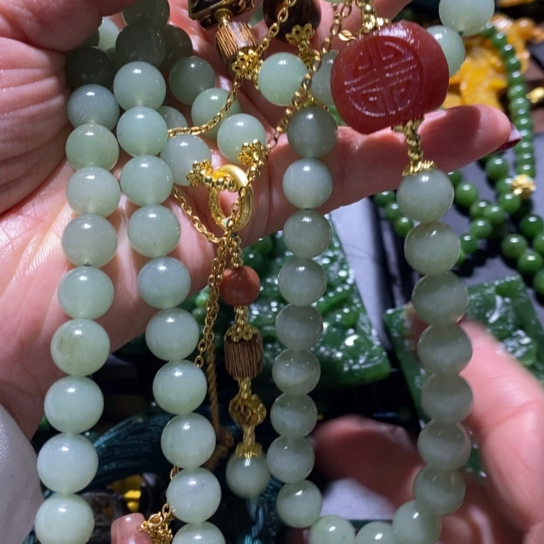 【闪购商品】岫玉毛衣链未镶嵌