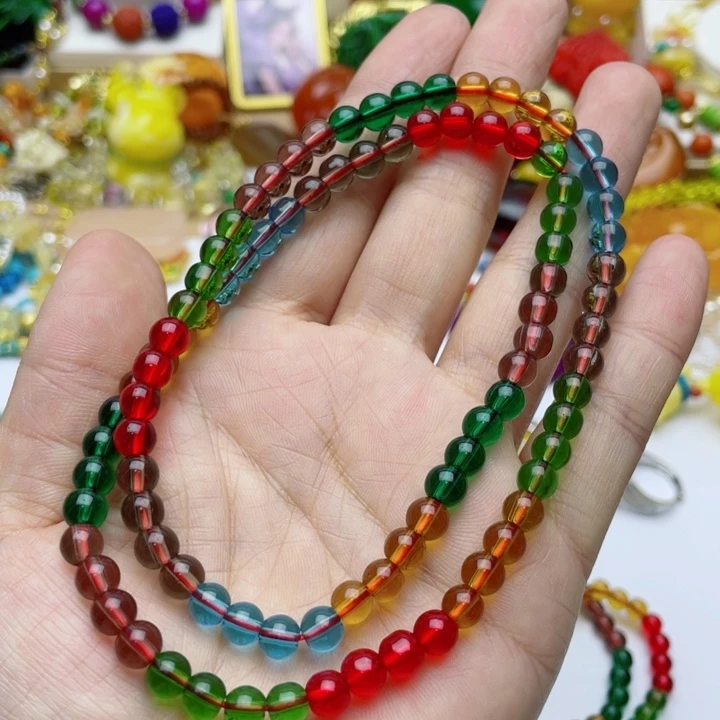 树脂制品49号彩色项链