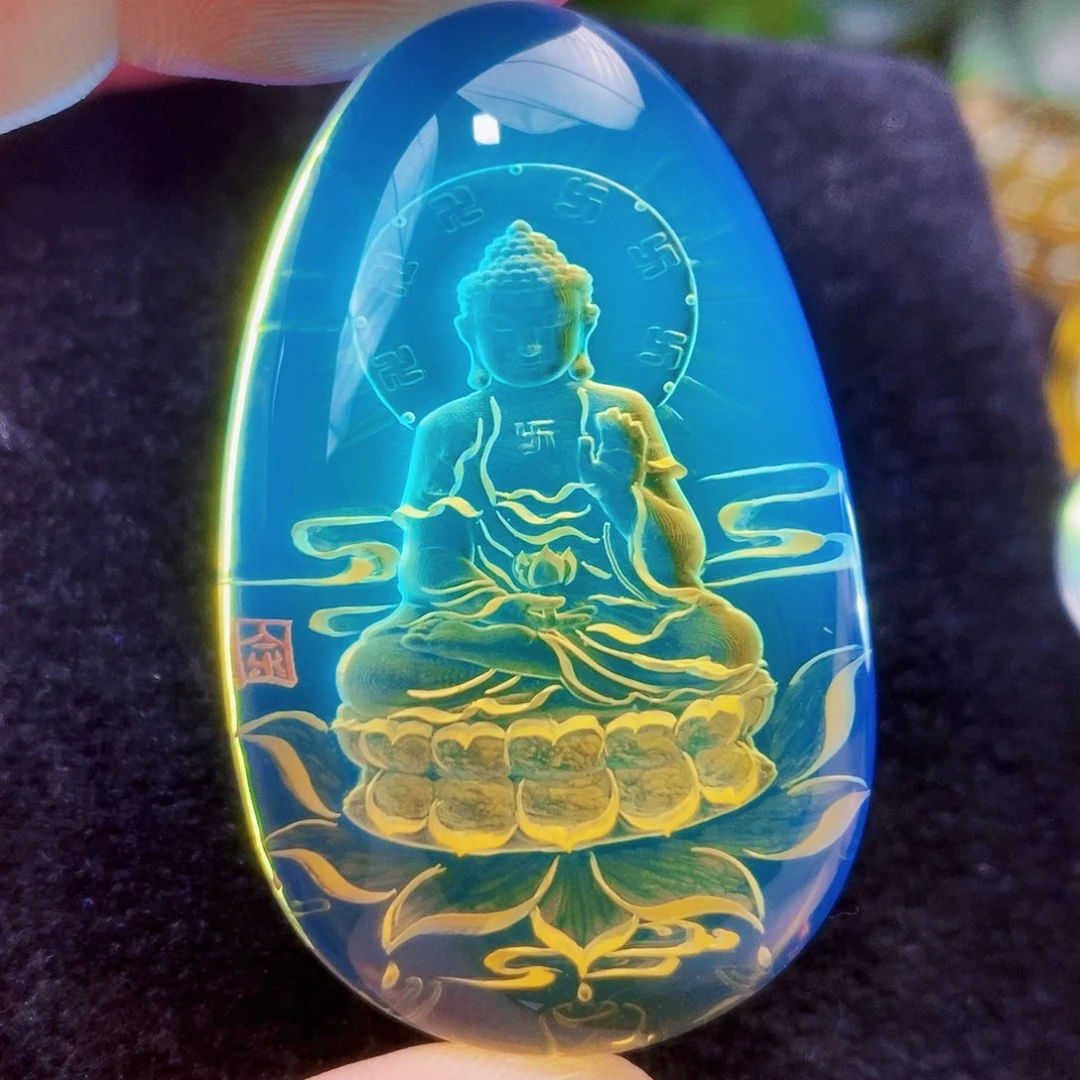 【闪购商品】蓝珀吊坠(不含链)未镶嵌