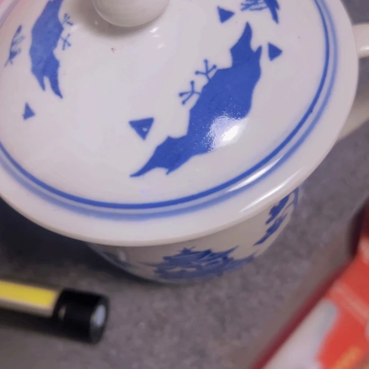 我***A杯景德镇陶瓷青花梧桐胖