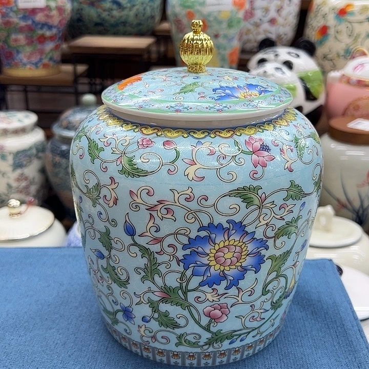 瓷片茶叶罐茶叶罐@@