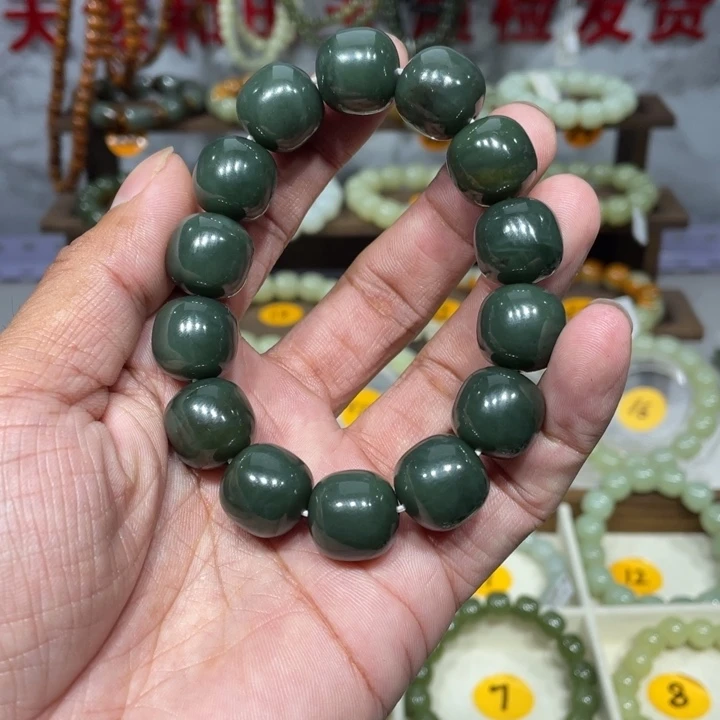 和田玉未镶嵌手串卡16福利款