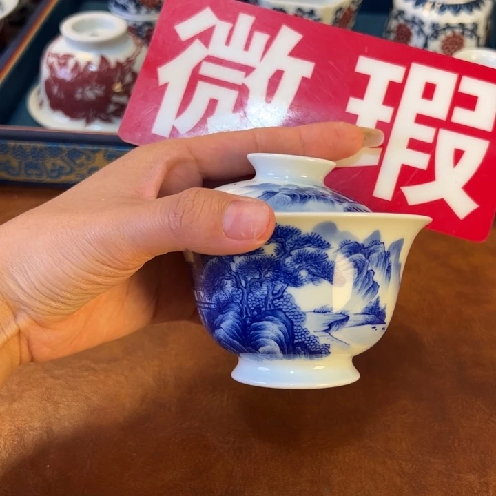 瓷片景德镇陶瓷手工手绘
