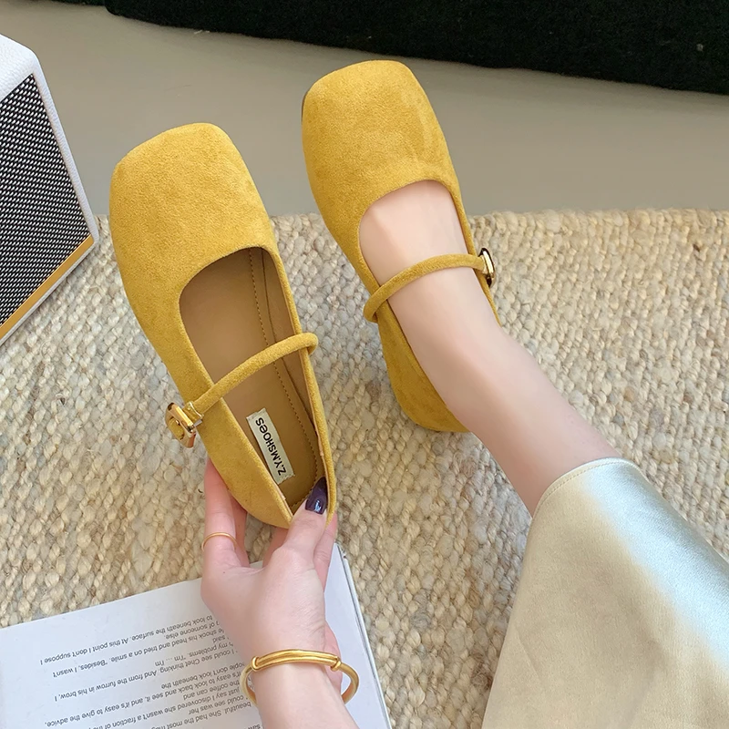 法式玛丽珍单鞋女温柔晚风平底春夏季2025新款配裙子勃肯鞋豆豆鞋