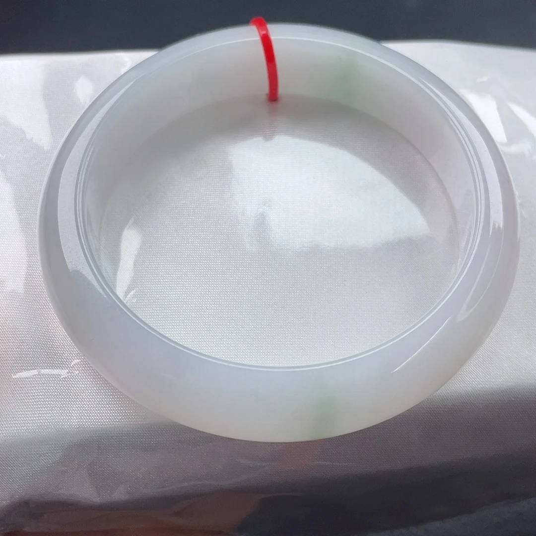 翡翠未镶嵌手镯61正圈