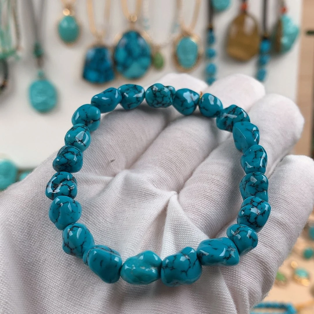 绿松石珠宝奇石未镶嵌