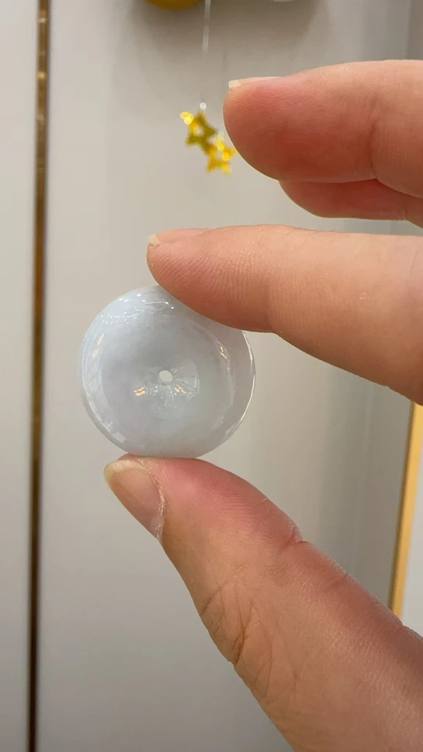 天然缅甸翡翠a货 平安扣