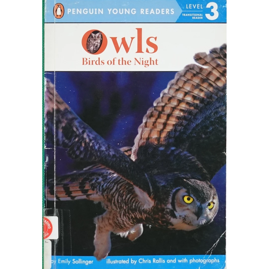 企鹅儿童读物系列原版书英语科普绘本Owls夜之鸟适读7-10岁