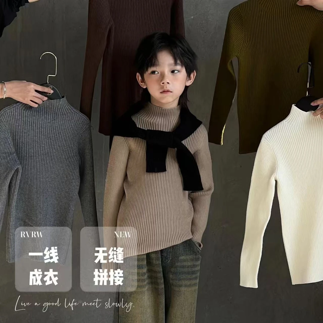 【一线成衣】童装秋季新款时尚儿童舒适汉服针织打底毛衣 QY-GD029