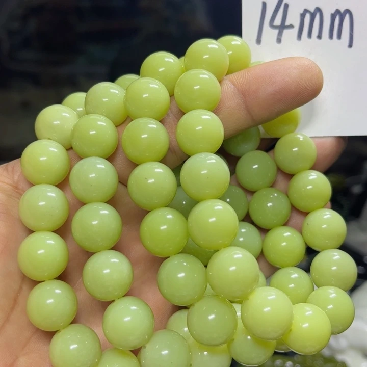 蛇纹石玉手串未镶嵌