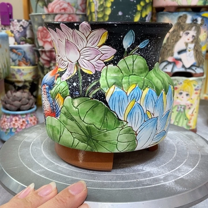 景德镇艺术手绘作品