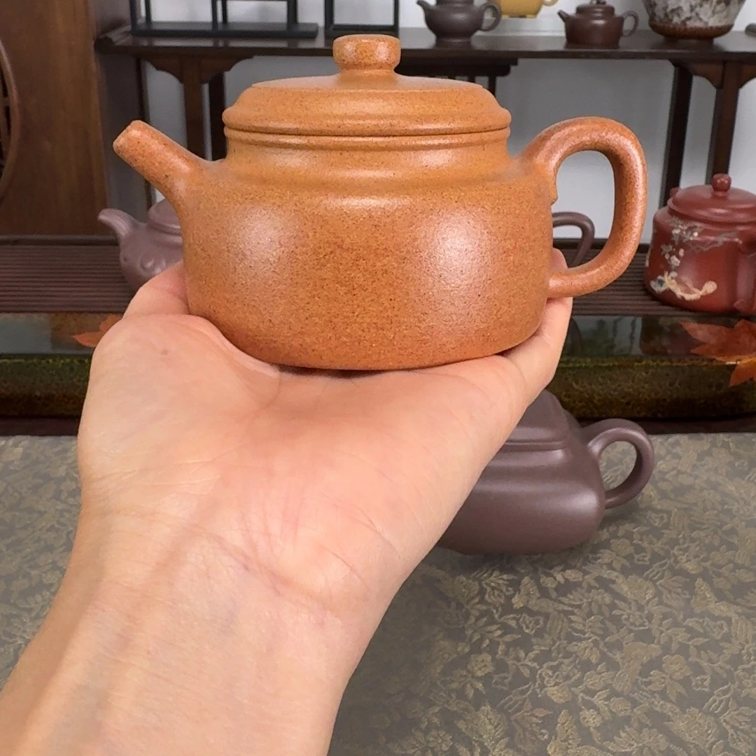 茶壶紫砂德中 黄金段泥