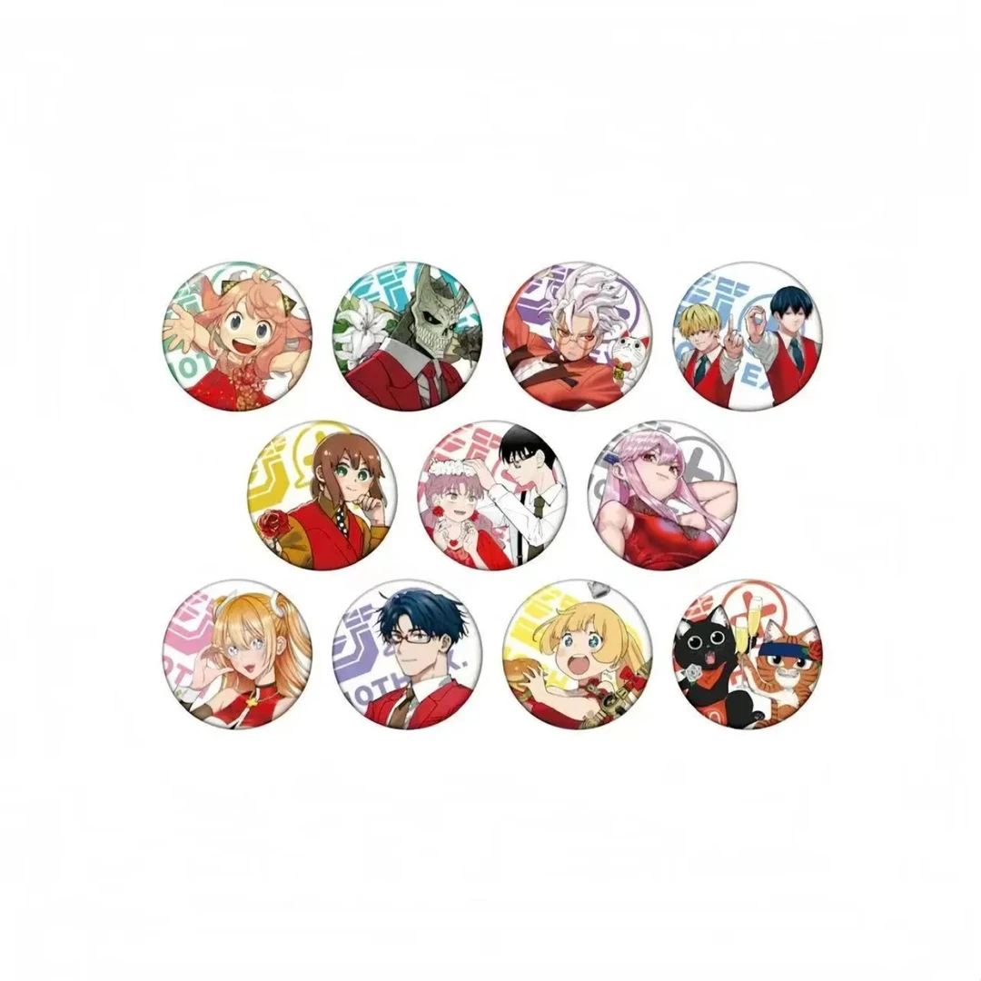 〔jump展〕js十周年纪念展吧唧小卡色纸默认代拆