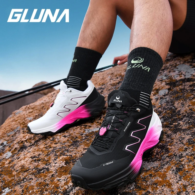 GLUNA【麒麟5.0pro元无界】哥鲁纳越野跑鞋 防滑耐磨缓震 轻徒步鞋