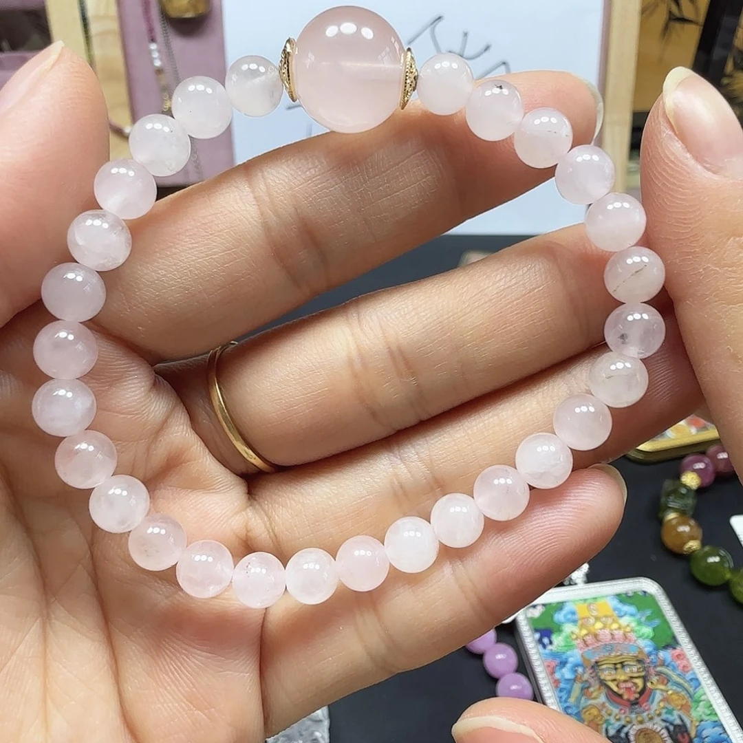 水晶手链未镶嵌粉晶