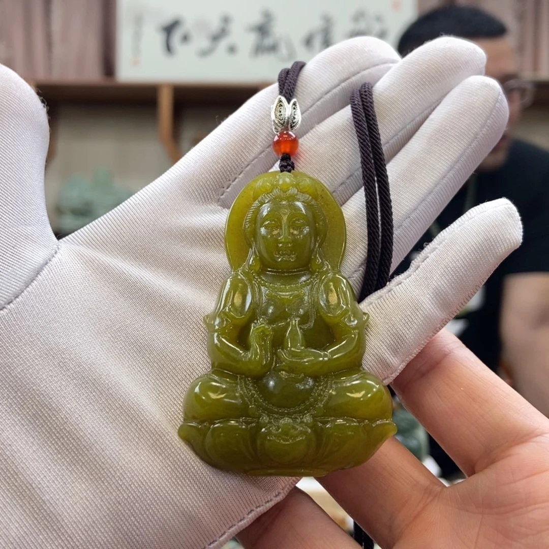 蛇纹石玉吊坠未镶嵌