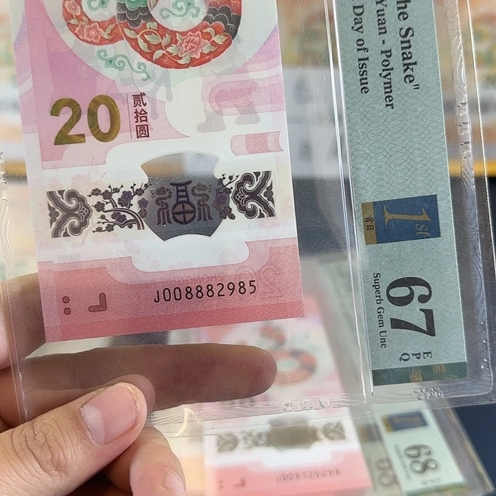 塑料蛇钞008882985学子号pmg67