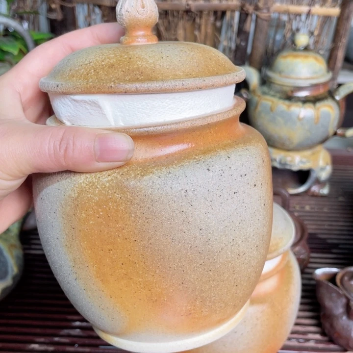 紫砂茶壶T****e纯自然高温无釉裸柴烧